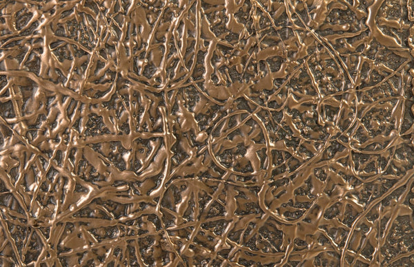 Phillips Collection String Theory Pedestal - Modern Organic Accent Stand for Sculptures & Planters in Gleaming Finish Bronze, MD PH83556