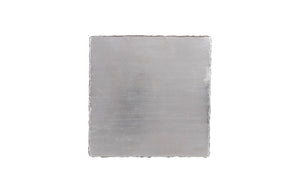 Phillips Collection String Theory Pedestal - Modern Organic Accent Stand for Sculptures & Planters in Gleaming Finish Silver Leaf, MD PH83557