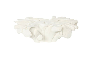 Phillips Collection Sono Cast Root Coffee Table with Glass Top - Unique Roman Stone Design for Indoor & Outdoor Use PH83595