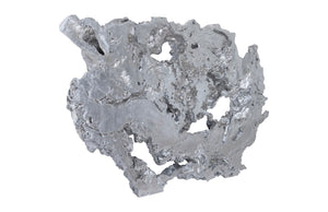 Phillips Collection Burled Root Wall Art - Modern Organic Decor with Luminous Silver Leaf Finish for Stylish Interiors Large, Silver Leaf PH83683