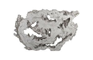 Phillips Collection Burled Root Wall Art - Modern Organic Decor with Luminous Silver Leaf Finish for Stylish Interiors Large, Silver Leaf PH83683