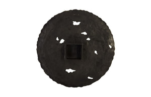 Phillips Collection Molten Wall Disc - Stunning Bright Silver Leaf Sculpture for Modern Home Décor & Gallery Walls Large, Gold Leaf PH83688