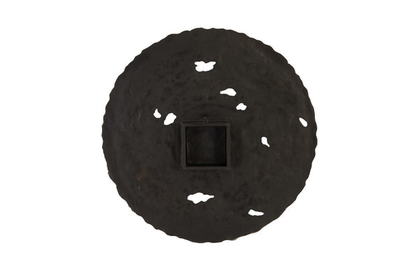 Phillips Collection Molten Wall Disc - Stunning Bright Silver Leaf Sculpture for Modern Home Décor & Gallery Walls Large, Silver Leaf PH83689