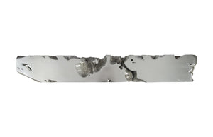 Phillips Collection Freeform Root Cast Resin Console Table with Silver Leaf Finish for Grand Entryways PH84330