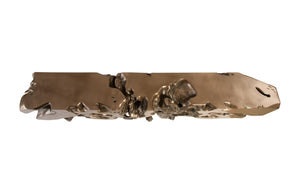 Phillips Collection Freeform Console Table - Sculptural Elegance in Hand-Applied Silver Finish for Modern Interiors Bronze, Extra Large PH85666