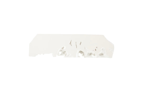 Phillips Collection Beau Cast Root Console Table - Sculptural, Durable Design Perfect for Entryways and Living Rooms Gel Coat White PH86004