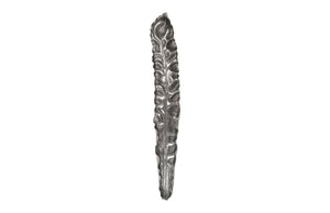 Phillips Collection Petiole Wall Leaf Art - Striking Oversized Botanical Sculpture for Luxurious Home Décor Elegance Silver, Colossal, Version B PH87901