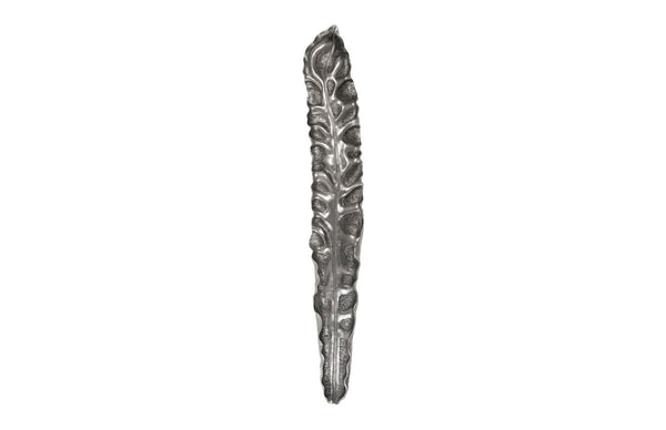 Phillips Collection Petiole Wall Leaf Art - Striking Oversized Botanical Sculpture for Luxurious Home Décor Elegance Silver, Colossal, Version B PH87901