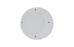 Phillips Collection Mercury Round Decorative Wall Mirror with Irregular Planetary Pattern for Modern Organic Interiors Silver Leaf PH88068