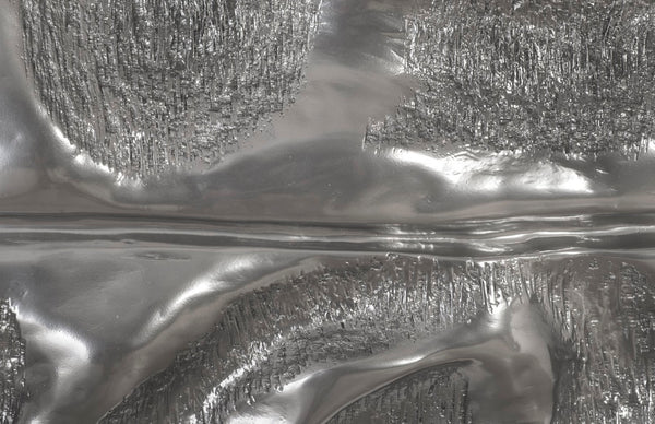 Phillips Collection Petiole Wall Leaf Art - Striking Oversized Botanical Sculpture for Luxurious Home Décor Elegance Liquid Silver, Colossal, Version B PH89573