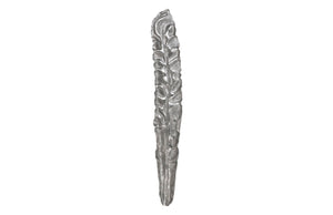 Phillips Collection Petiole Wall Leaf Art - Striking Oversized Botanical Sculpture for Luxurious Home Décor Elegance Liquid Silver, Colossal, Version B PH89573
