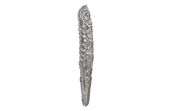 Phillips Collection Petiole Wall Leaf Art - Striking Oversized Botanical Sculpture for Luxurious Home Décor Elegance Liquid Silver, Colossal, Version B PH89573
