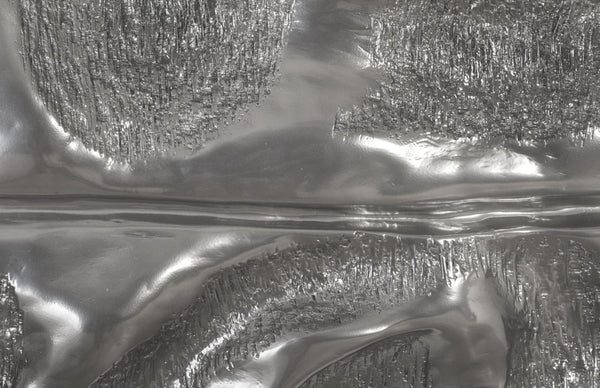 Phillips Collection Petiole Oversized Leaf Wall Sculpture with Hand Applied Silver Finish for Tall Spaces Version B PH89573