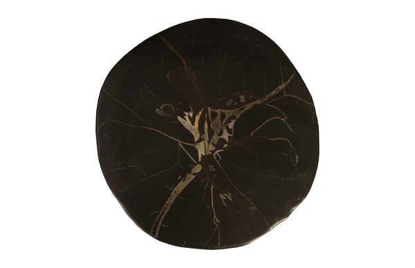 Phillips Collection Cast Petrified Wood Stool - Handcrafted Resin Accent for Modern Rustic Decor & Versatile Use PH89728