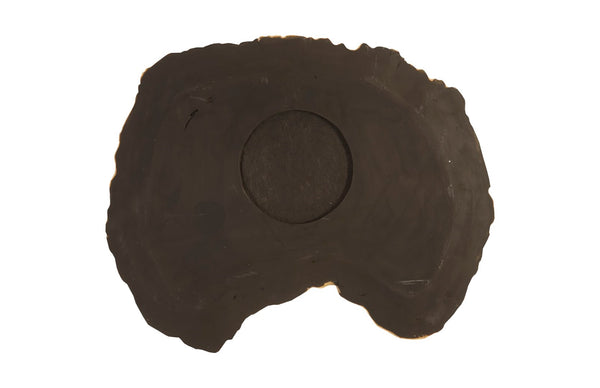 Phillips Collection Cast Petrified Wood Wall Tile - Durable, Nature-inspired Design For Stunning Modern Interiors Black,Brown Resin Ph92564