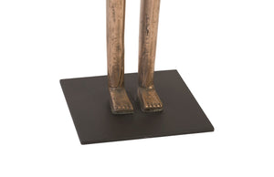 Phillips Collection Bulol Sculpture – Modern Organic Totem Art for Contemporary Interiors, 57-Inch Statement Piece Polished Bronze, MD PH92628