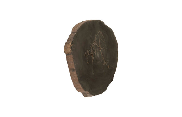 Phillips Collection Cast Petrified Wood Wall Tile - Hand-Painted Resin, Lightweight, Durable, Ideal for Modern Interiors PH93154