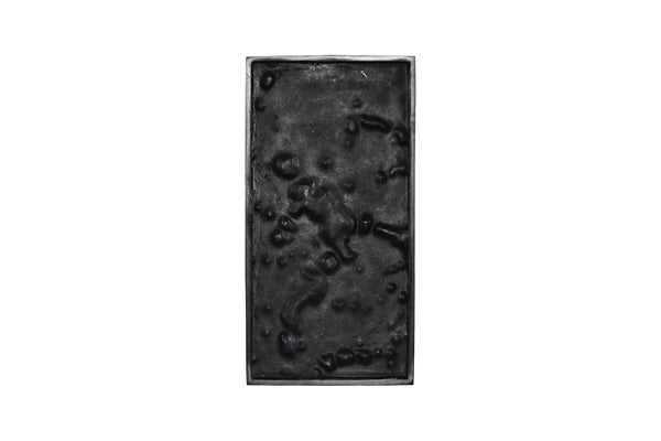 Phillips Collection Splotch Silver Leaf Wall Art - Modern Rectangular Accent with Lunar Texture for Stylish Interiors PH94493