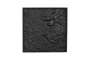 Phillips Collection Splotch Dense Wall Art - Modern Organic Design with Textured Surface for Eye-Catching Home Decor Square, Silver Leaf PH94494