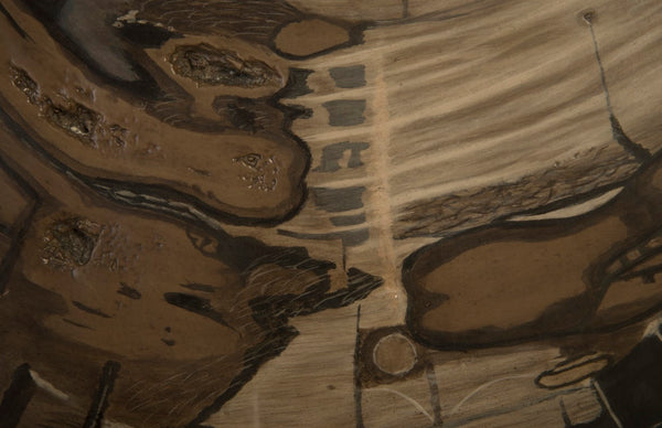 Phillips Collection Cast Petrified Wood Wall Tile - Durable, Nature-inspired Design For Stunning Modern Interiors Brown,Gray Resin Ph94505