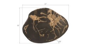 Phillips Collection Cast Petrified Wood Wall Tile - Durable, Nature-inspired Design For Stunning Modern Interiors Gray,Brown Resin Ph94507