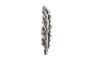 Phillips Collection Petiole Wall Leaf Art - Striking Oversized Botanical Sculpture for Luxurious Home Décor Elegance Silver, SM, Version A PH94514