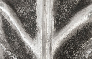 Phillips Collection Petiole Wall Leaf Art - Striking Oversized Botanical Sculpture for Luxurious Home Décor Elegance Silver, SM, Version A PH94514