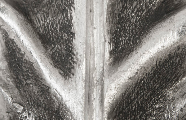 Phillips Collection Petiole Wall Leaf Art - Striking Oversized Botanical Sculpture for Luxurious Home Décor Elegance Silver, SM, Version A PH94514