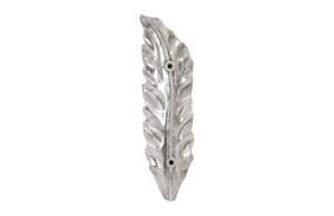 Phillips Collection Petiole Wall Leaf Art - Striking Oversized Botanical Sculpture for Luxurious Home Décor Elegance Silver, SM, Version B PH94515