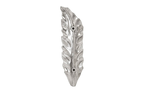 Phillips Collection Petiole Wall Leaf Art - Striking Oversized Botanical Sculpture for Luxurious Home Décor Elegance Silver, SM, Version B PH94515