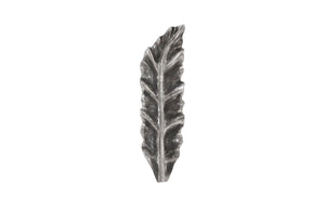 Phillips Collection Petiole Wall Leaf Art - Striking Oversized Botanical Sculpture for Luxurious Home Décor Elegance Silver, SM, Version B PH94515