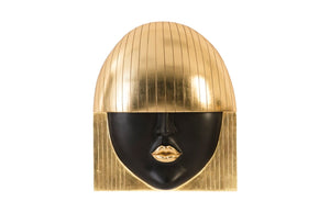 Phillips Collection Fashion Faces Wall Art - Chic Resin Décor Piece With Striking Style To Elevate Your Space Elegantly Black,Gold Resin Ph94748