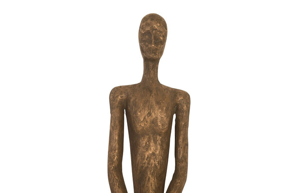 Phillips Collection Lloyd Wall Sculpture - Striking Mid-Century Modern Art Piece by Raymond Waite for Home Décor Resin, Bronze Finish PH95571
