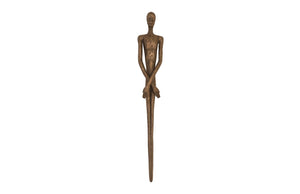 Phillips Collection Lloyd Wall Sculpture - Striking Mid-Century Modern Art Piece by Raymond Waite for Home Décor Resin, Bronze Finish PH95571