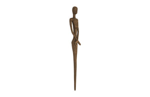 Phillips Collection Lottie Wall Sculpture by Raymond Waite - Striking Mid-Century Modern Art for Contemporary Spaces Resin, Bronze Finish PH95572