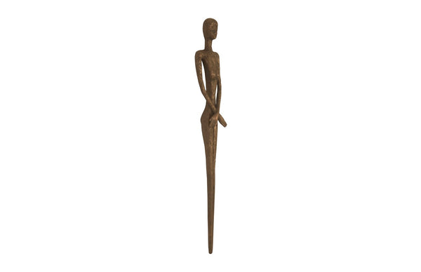 Phillips Collection Lottie Wall Sculpture by Raymond Waite - Striking Mid-Century Modern Art for Contemporary Spaces Resin, Bronze Finish PH95572