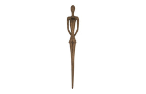 Phillips Collection Lottie Wall Sculpture by Raymond Waite - Striking Mid-Century Modern Art for Contemporary Spaces Resin, Bronze Finish PH95572