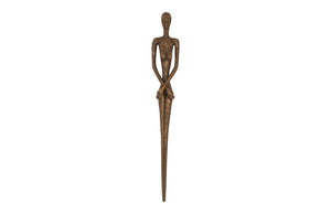 Phillips Collection Lottie Wall Sculpture by Raymond Waite - Striking Mid-Century Modern Art for Contemporary Spaces Resin, Bronze Finish PH95572