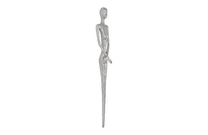 Phillips Collection Lottie Wall Sculpture by Raymond Waite - Striking Mid-Century Modern Art for Contemporary Spaces Resin, Silver Leaf PH95574