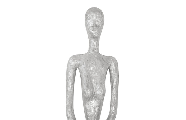 Phillips Collection Lottie Wall Sculpture by Raymond Waite - Striking Mid-Century Modern Art for Contemporary Spaces Resin, Silver Leaf PH95574