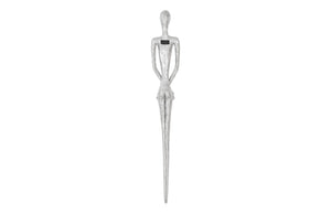 Phillips Collection Lottie Wall Sculpture by Raymond Waite - Striking Mid-Century Modern Art for Contemporary Spaces Resin, Silver Leaf PH95574