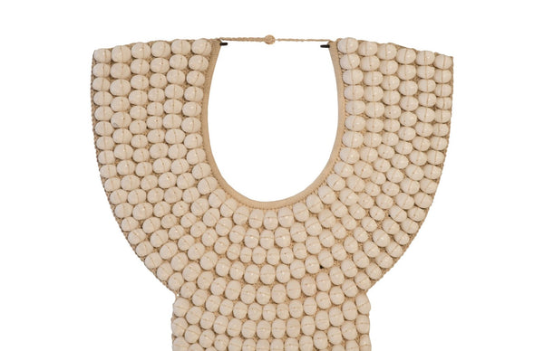 Phillips Collection Shell Necklace Sculpture on Stand - Handmade Coastal Art Piece for Elegant Home Décor & Accents PH96689