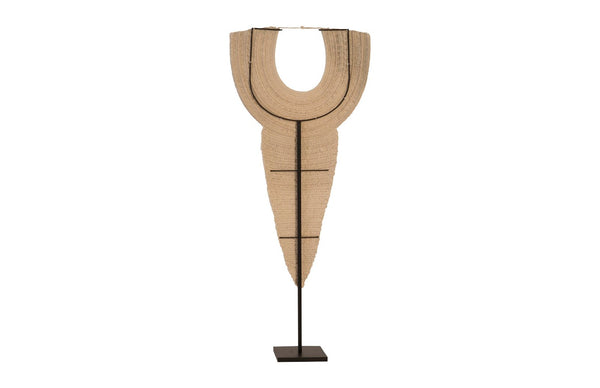 Phillips Collection Shell Necklace Sculpture on Stand - Handmade Coastal Art Piece for Elegant Home Décor & Accents PH96689