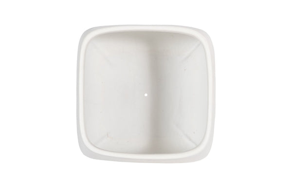 Phillips Collection Swell Planter - Elegant Modern Design for Indoor or Outdoor Spaces, Perfect for Stylish Displays Large, White PH97027
