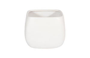 Phillips Collection Swell Planter - Elegant Modern Design for Indoor or Outdoor Spaces, Perfect for Stylish Displays Large, White PH97027