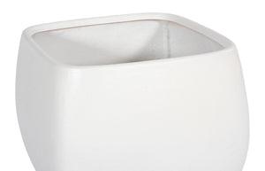Phillips Collection Swell Planter - Elegant Modern Design for Indoor or Outdoor Spaces, Perfect for Stylish Displays Large, White PH97027