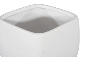 Phillips Collection Swell Planter - Elegant Modern Design for Indoor or Outdoor Spaces, Perfect for Stylish Displays Small, White PH97028