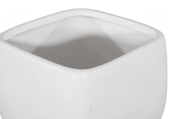Phillips Collection Swell Planter - Elegant Modern Design for Indoor or Outdoor Spaces, Perfect for Stylish Displays Small, White PH97028