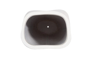Phillips Collection Amorphous Planter - Modern Organic Design for Stylish Gardens, Patios, and Indoor Displays Large, White PH97029