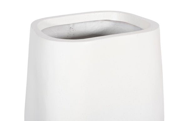 Phillips Collection Amorphous Planter - Modern Organic Design for Stylish Gardens, Patios, and Indoor Displays Large, White PH97029